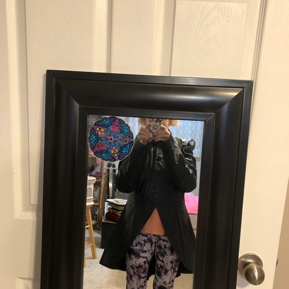 IMPERO LONDON | leather blue metallic Victorian inspired - Picture 5 of 13